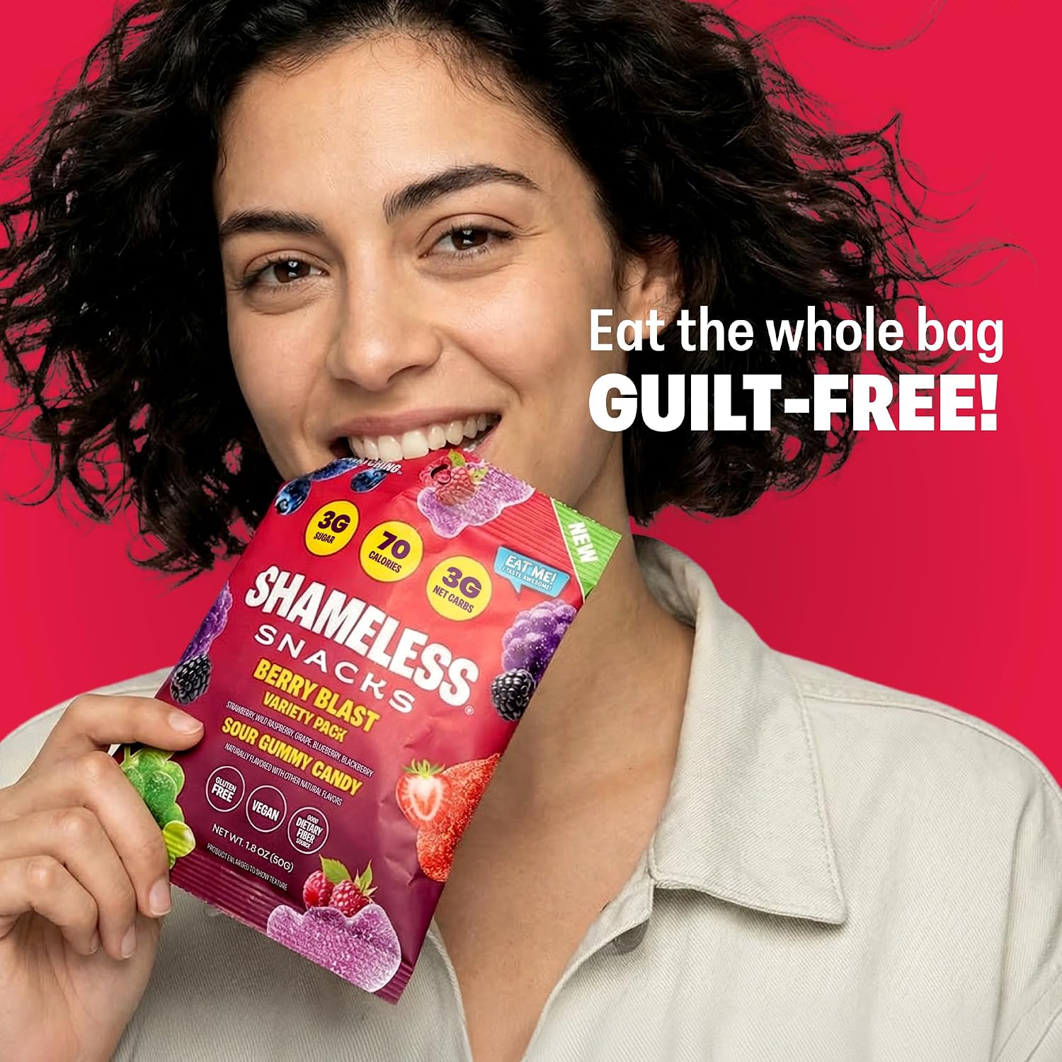 Shameless Snacks Introduces Berry Blast, the High-Fiber Gummy Candy That Doesn't Compromise on Flavor