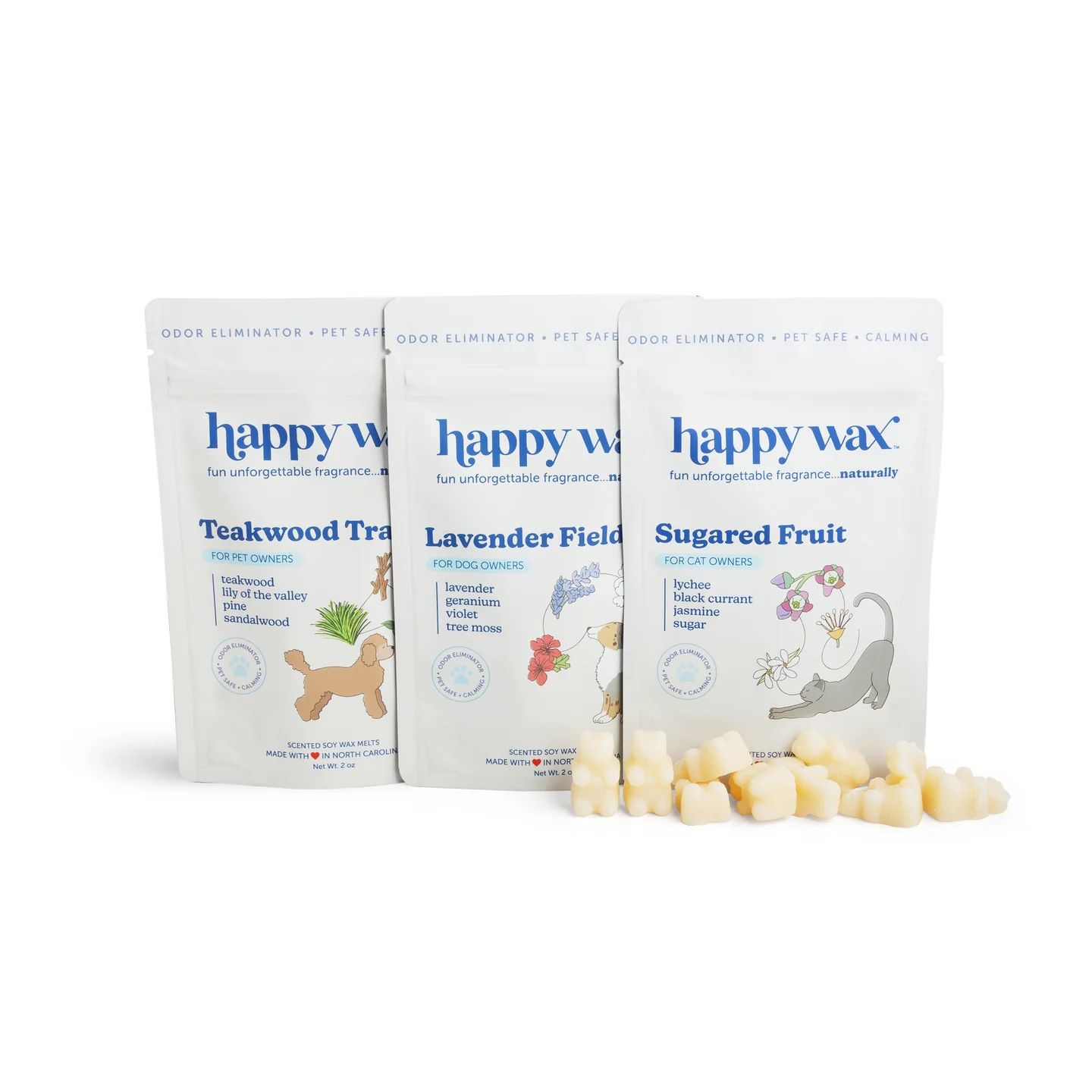 Fresh & Cozy Pet Collection 3-Pack: Odor Eliminator & Calming