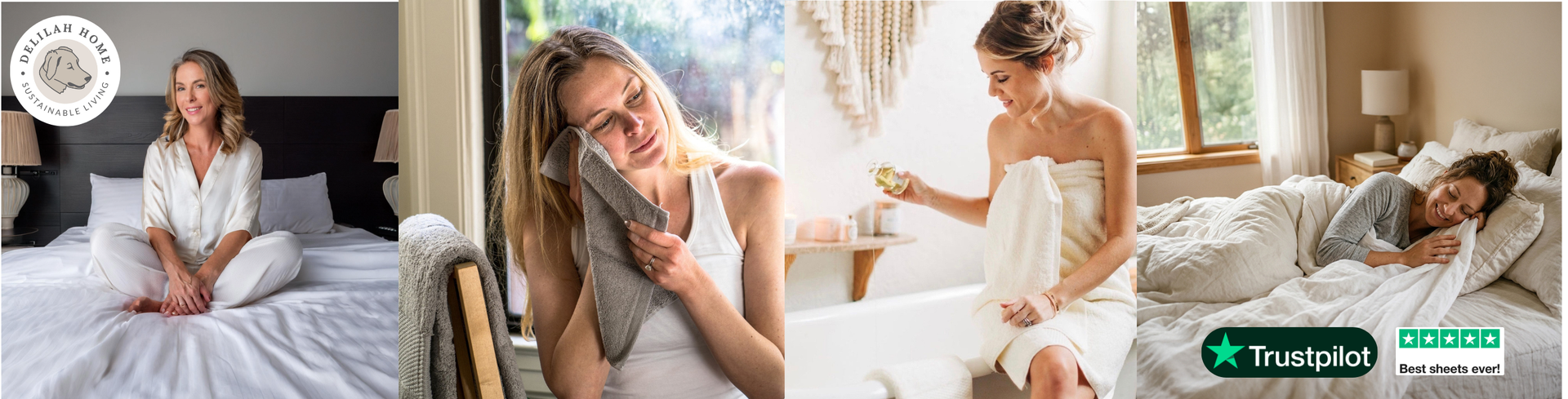 Delilah Home Sustainable Living- Bath-Beach-DogTowels-Bedding and Bed Sheets