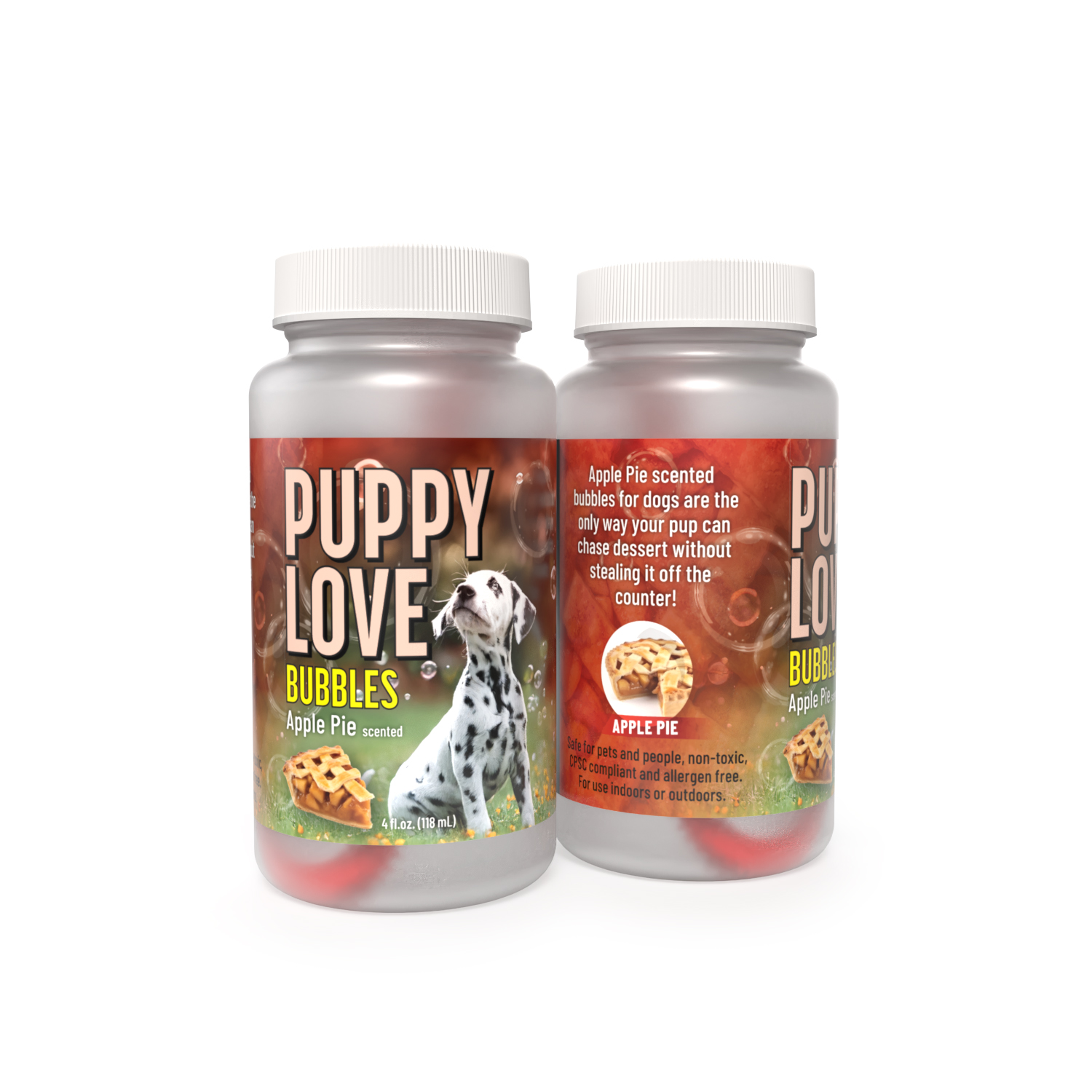 Puppy Love® Bubbles- 2 Pack (Apple Pie)