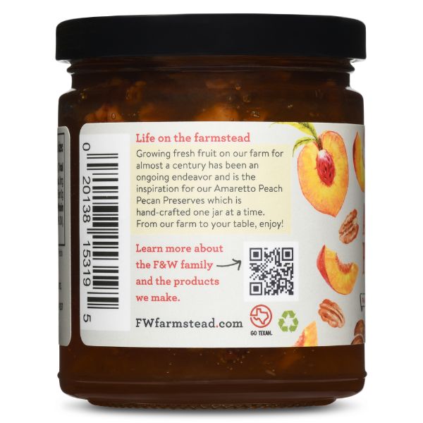 Amaretto Peach Pecan Preserves