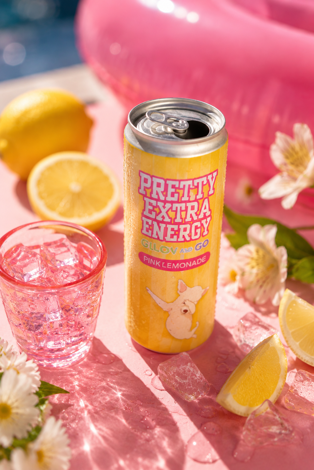 Pretty Extra Energy Pink Lemonade