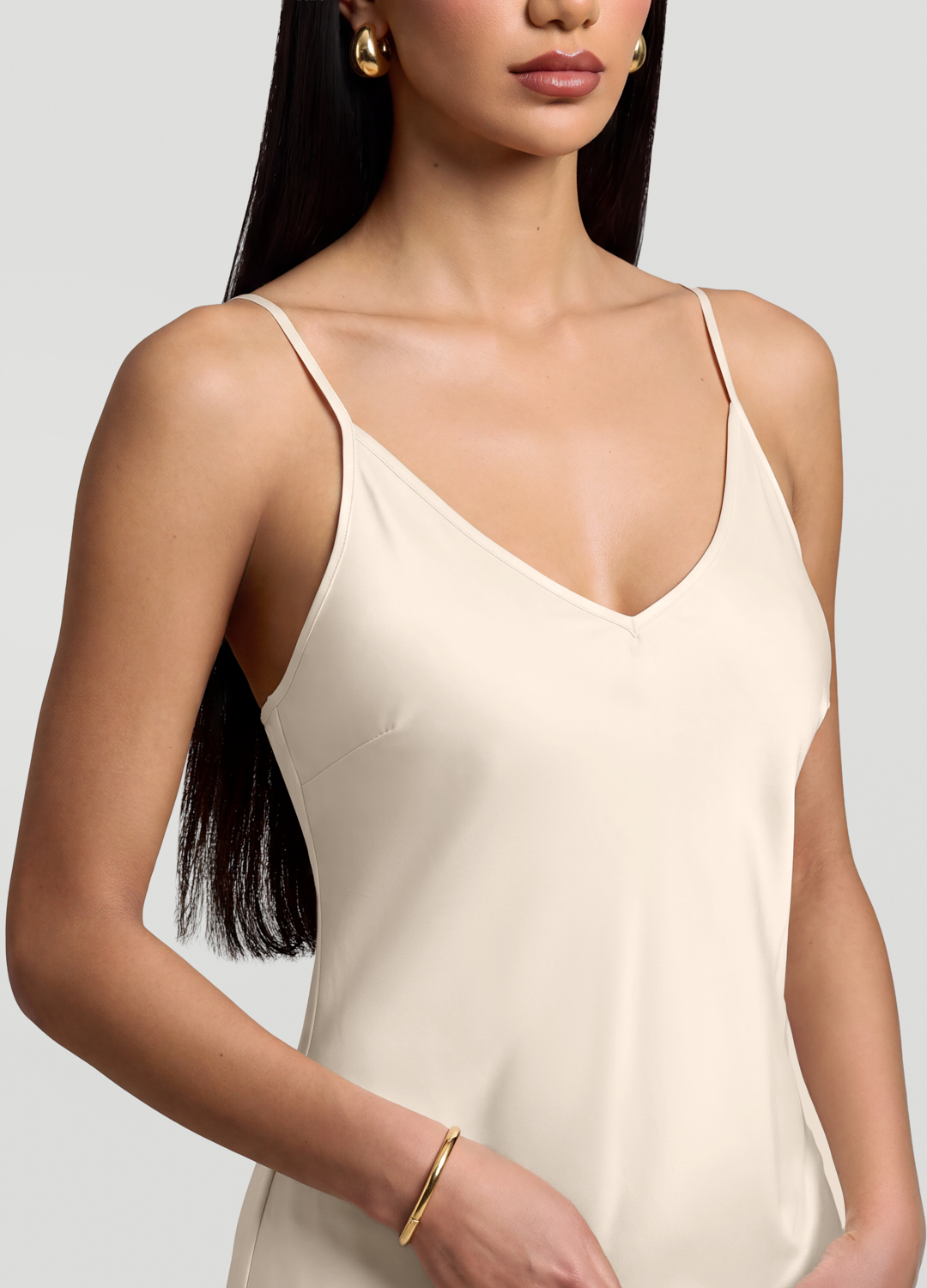 Satin Slip Maxi Dress
