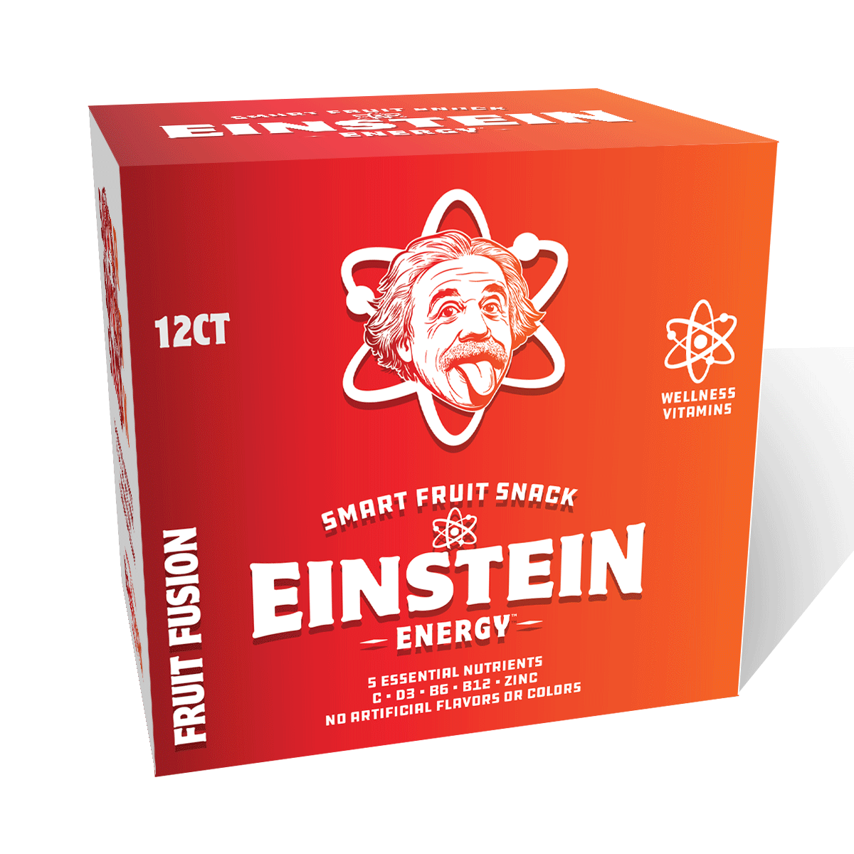 Einstein Energy Smart Fruit Snacks - Fruit Fusion - Vitamins + Wellness (12-Count)