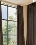 TheHues Hussein 4 Layers OEKO Certified Soundproof Thermal 100% Blackout Anti-Dust Premium Custom Curtain