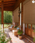 TheHues Mia Jute Outdoor Woven Shade